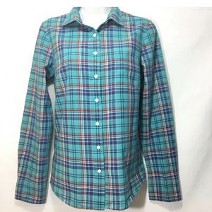 J crew tartan plaid shirt